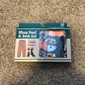 Hello kitty Sanrio Naruto pants and socks